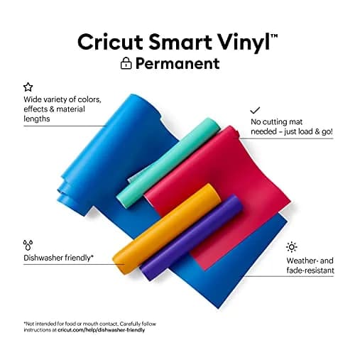 Cricut Smart Permanent Vinyl, Orange - 3-Pack of 3ft Rolls (33cm x 0.9m) | Matless Cutting for Maker 3 & Explore 3 thumbnail 2