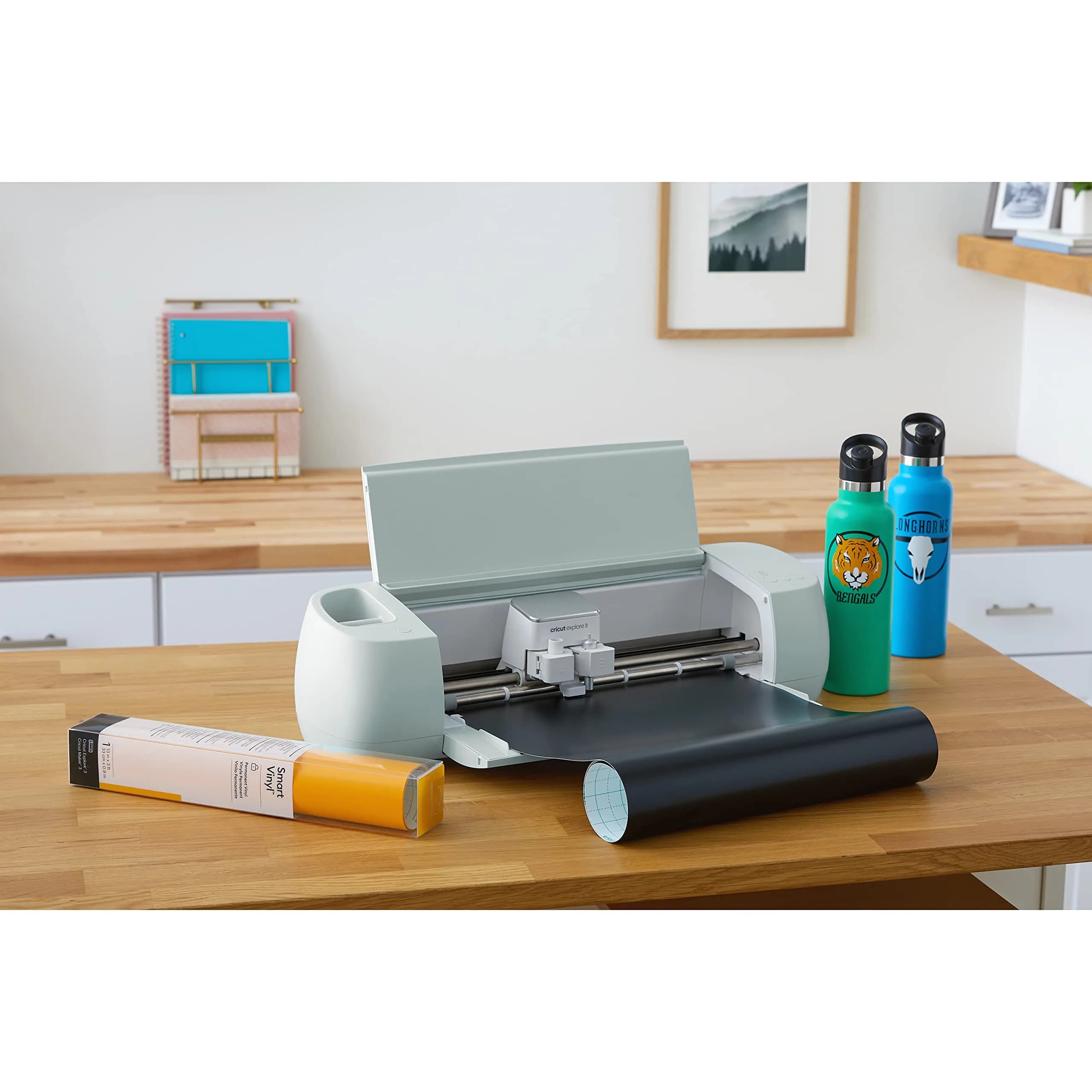 Cricut Smart Permanent Vinyl, Orange - 3-Pack of 3ft Rolls (33cm x 0.9m) | Matless Cutting for Maker 3 & Explore 3 - view 3