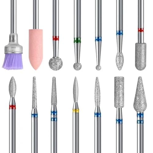 SQULIGT 5 in 1 Tungsten Carbide Nail Drill Bit Medium Grit | Professional Efile Bit for Acrylic Gel Removal - main product image