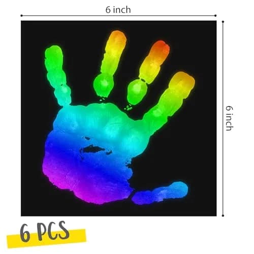 Spakon Heat Sensitive Sheets 25.4 x 25.4 cm (10 x 10 Inch) | 6 Color Changing Sheets for Science Experiments thumbnail 2