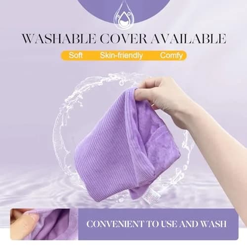 uncn Microwavable Heating Pad with Washable Cover Flaxseed Microwave Heat Pack 680 g (1.4 lb) | Soothing Moist Warmth for Relaxation thumbnail 6
