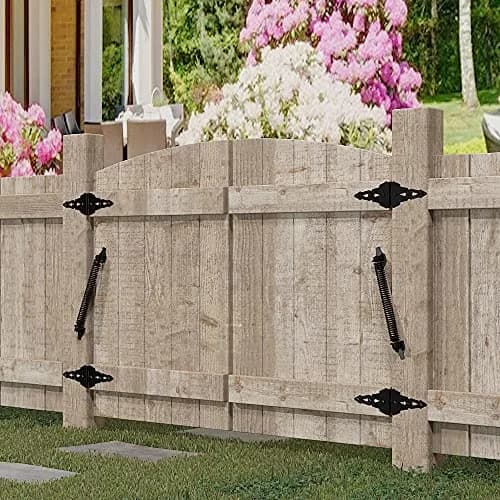 SKYSEN 14 Inch Black Self-Closing Fence Gate Spring (2-Pack) | Heavy Duty Carbon Steel for Wooden & Vinyl Gates thumbnail 6