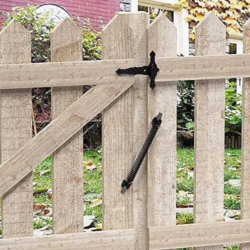 SKYSEN 14 Inch Black Self-Closing Fence Gate Spring (2-Pack) | Heavy Duty Carbon Steel for Wooden & Vinyl Gates thumbnail 7