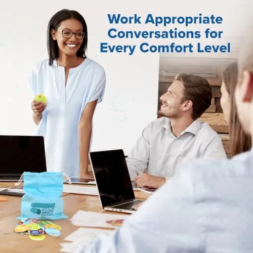 T MARIE Team Building Chips Game - 200 Prompts for Work & Employees | 100 Double-Sided Cards thumbnail 5