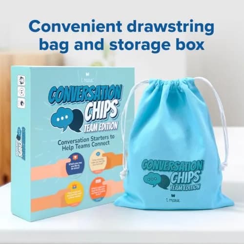 T MARIE Team Building Chips Game - 200 Prompts for Work & Employees | 100 Double-Sided Cards thumbnail 6