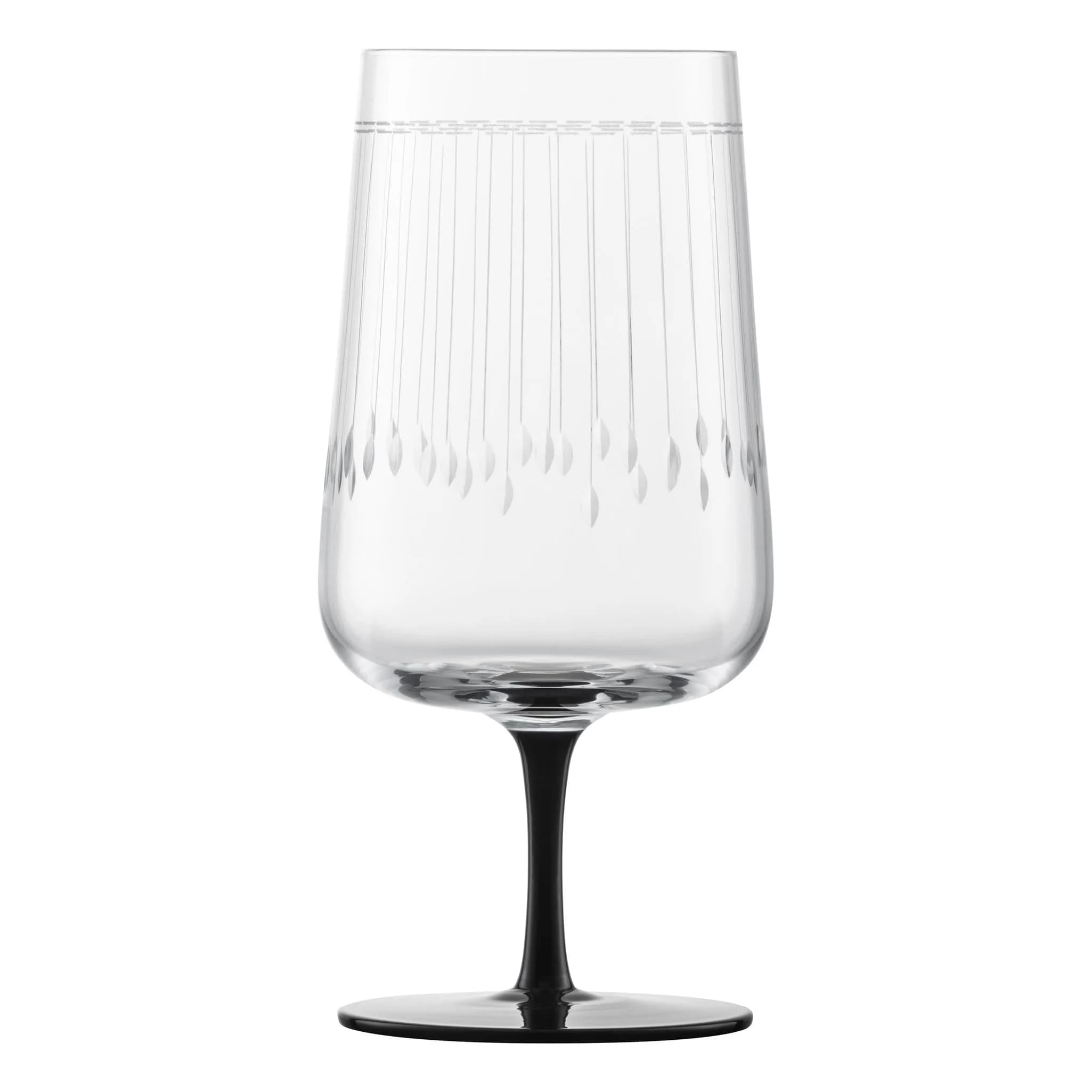 Zwiesel Glas Handmade Glamorous Crystal Glass, 11 Ounce Whiskey (Set of 2), Clear | Art Déco Design for Special Occasions — 16 Ounce Cabrenet