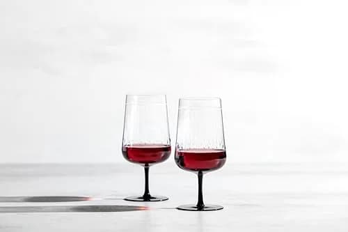 Zwiesel Glas Handmade Glamorous Crystal Glass 16 Ounce Cabrenet Set of 2 | Art Déco Design thumbnail 3