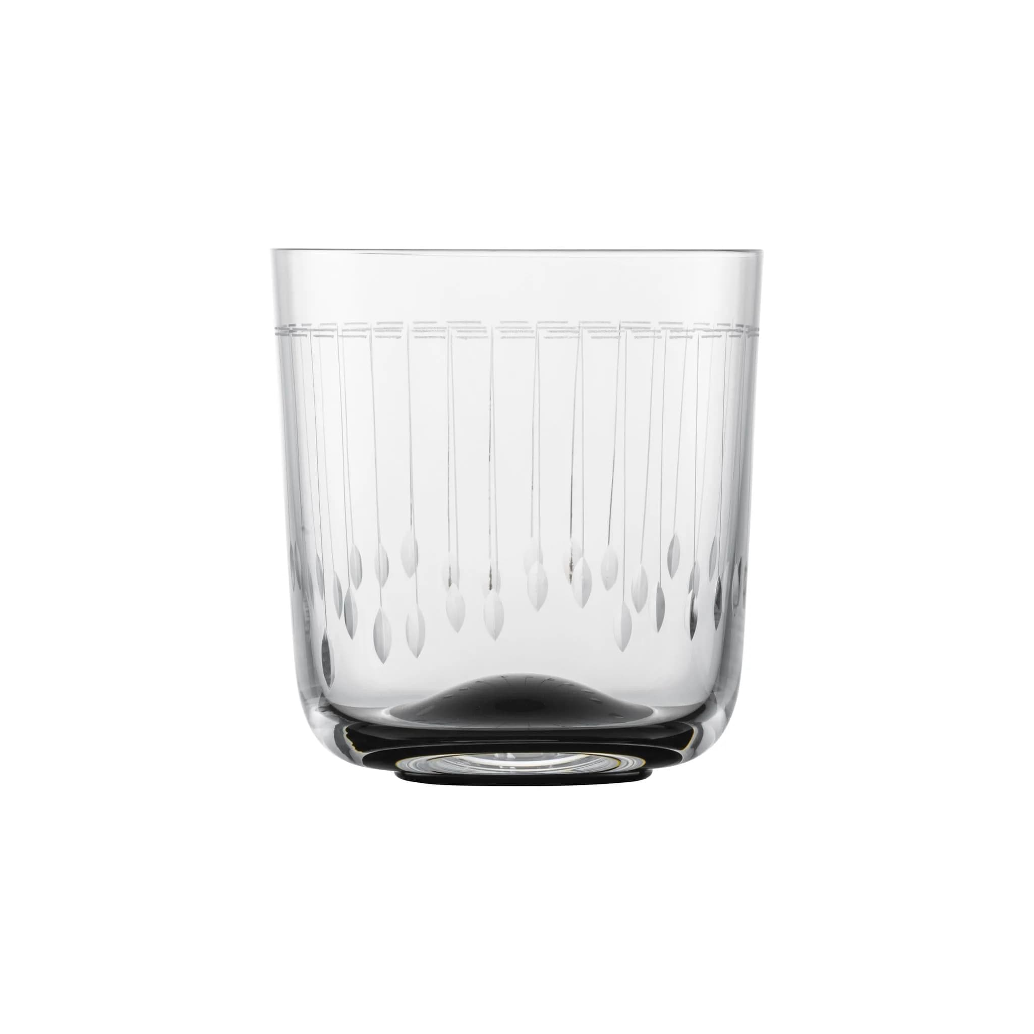 Zwiesel Glas Handmade Glamorous Crystal Glass, 11 Ounce Whiskey (Set of 2), Clear | Art Déco Design for Special Occasions — Set of 2