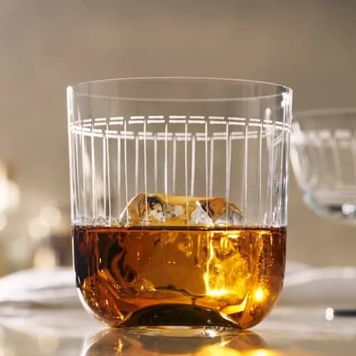 Zwiesel Glas Handmade Glamorous Crystal Glass, 11 Ounce Whiskey (Set of 2), Clear | Art Déco Design for Special Occasions thumbnail 4