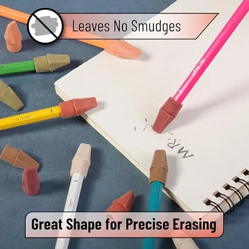 Mr. Pen Pencil Eraser Toppers, 120 Pack, Autumn Earth Colors | Bulk Pack Eraser thumbnail 5