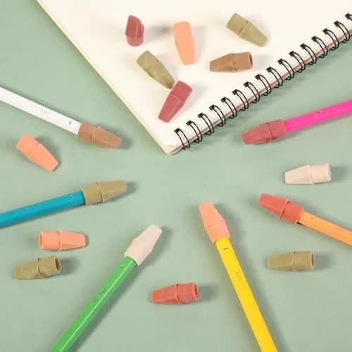 Mr. Pen Pencil Eraser Toppers, 120 Pack, Autumn Earth Colors | Bulk Pack Eraser thumbnail 7