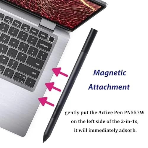 LiXiongBao Active Pen PN557W for Dell Laptops | 4096 Pressure Levels, Palm Rejection thumbnail 5