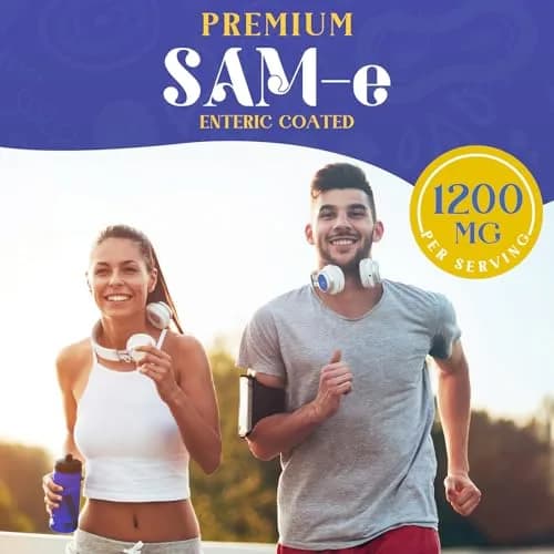 Enerlix SAM-e Supplement with CoQ10 & 5-HTP | 60 Tablets | Enteric Coated for Better Absorption thumbnail 7