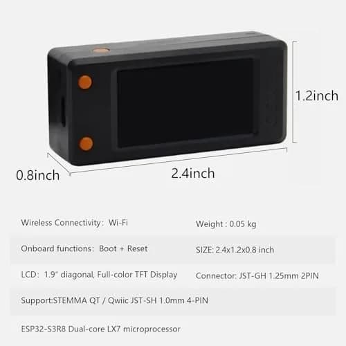 Lucky Miner LV02 Bitcoin Lottery Miner 78KH/s 1.9" Color Display USB-C WiFi | Solo Mining Power Device thumbnail 3