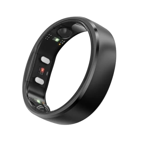 RingConn Gen 2 Smart Ring Black Size 14 | Sleep Apnea Monitoring with 12-Day Battery thumbnail 1