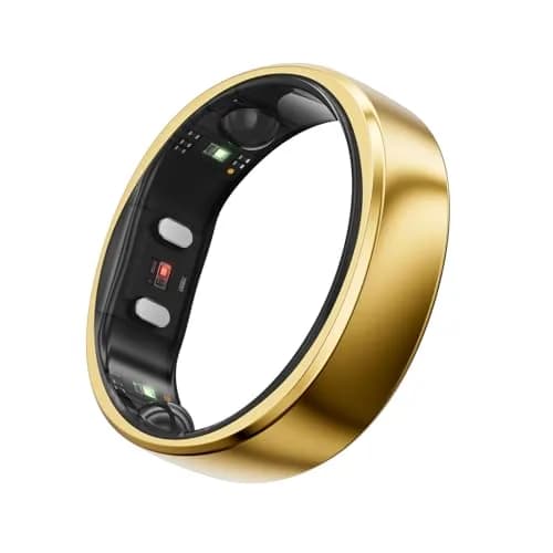RingConn Gen 2 Smart Ring Gold Size 6 | Sleep Apnea Monitoring with 12-Day Battery Life thumbnail 1