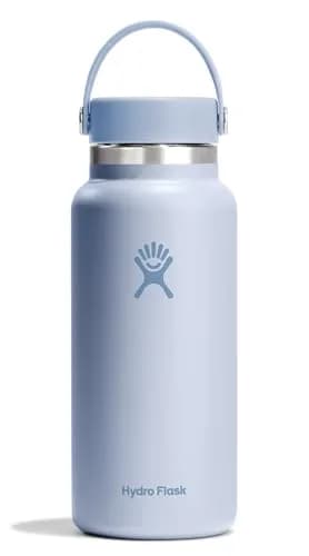 Hydro Flask 32 Oz Surf Blue Wide Mouth Water Bottle | Insulated Stainless Steel, Cold 24 Hrs, Hot 12 Hrs - main product image