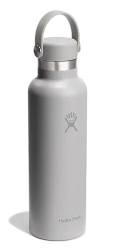 Hydro Flask Water Bottle - Insulated Stainless Steel - Non Spill, Leakproof in 21 Oz Birch Gray | Keeps Drinks Cold 24H & Hot 12H thumbnail 2