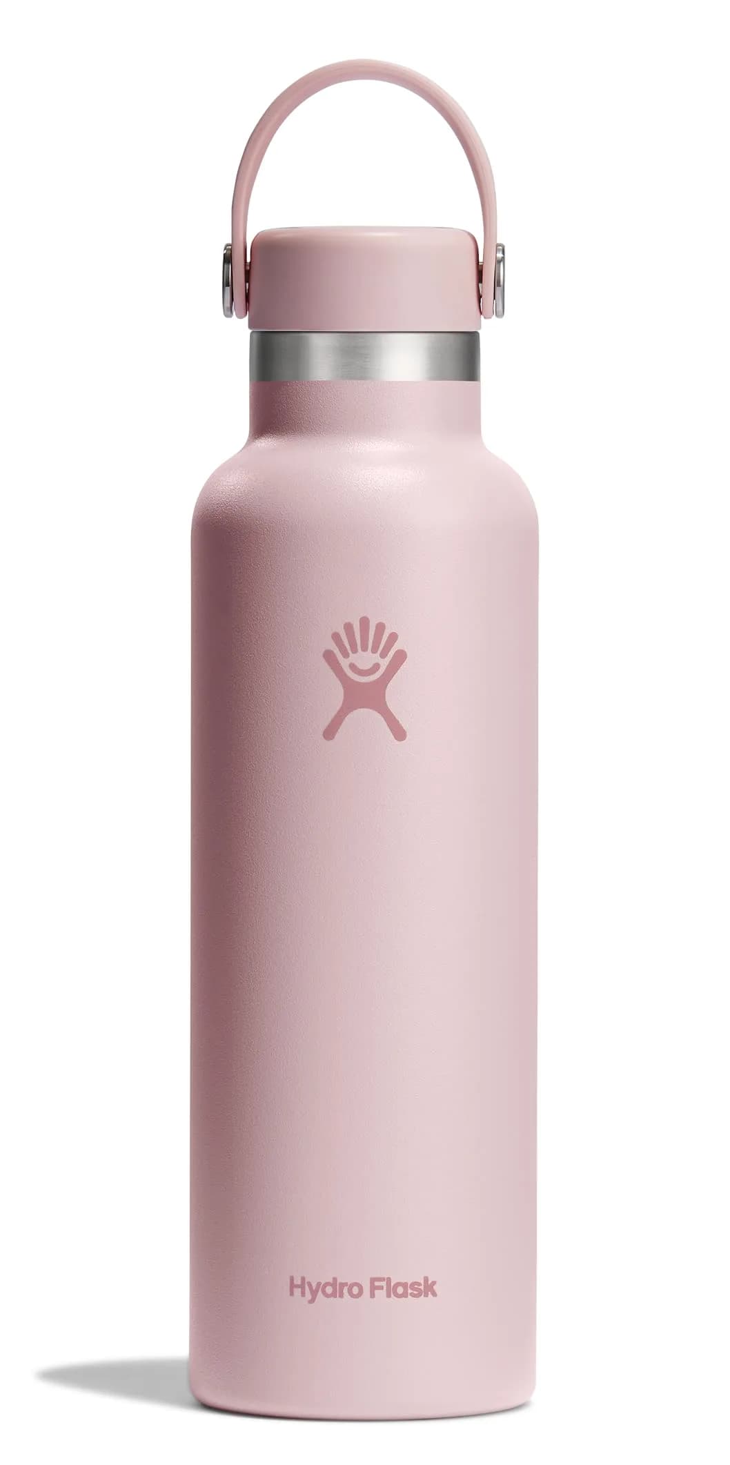 Hydro Flask Standard Mouth 21 Oz Trillium Pink Water Bottle | Insulated Stainless Steel, Leakproof - main product image