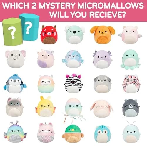 Squishmallows Micromallows Series 1 Mini Mystery Plush 2 Pack | Collectible Soft & Squishy Toys for Kids thumbnail 2