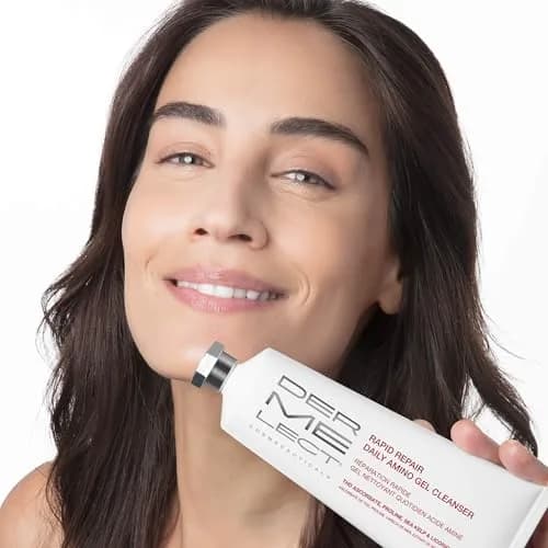 Dermelect Rapid Repair Daily Amino Gel Cleanser for Sensitive Skin | Hydrating, pH-Balanced, All Skin Types, 4 oz thumbnail 2
