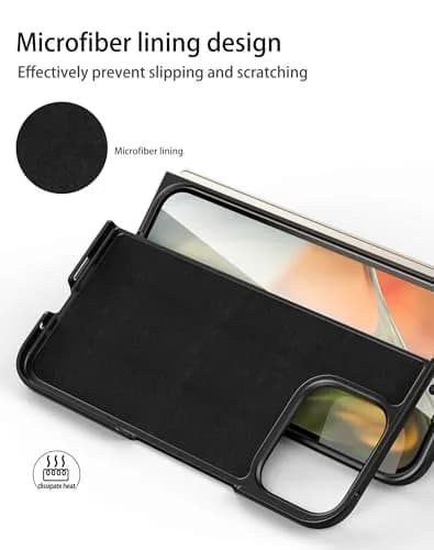 Foluu Cellular Phone Case for Google Pixel 9 Pro Fold 2024 | Slim Leather & Hard PC Shell thumbnail 4
