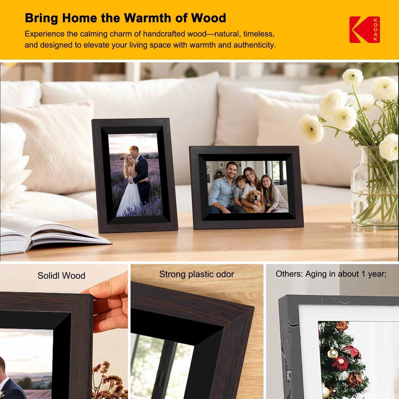 KODAK 10.1 Inch WiFi Digital Picture Frame with 32GB Storage, 1280x800 IPS Touch Screen | Share Moments Instantly - view 5