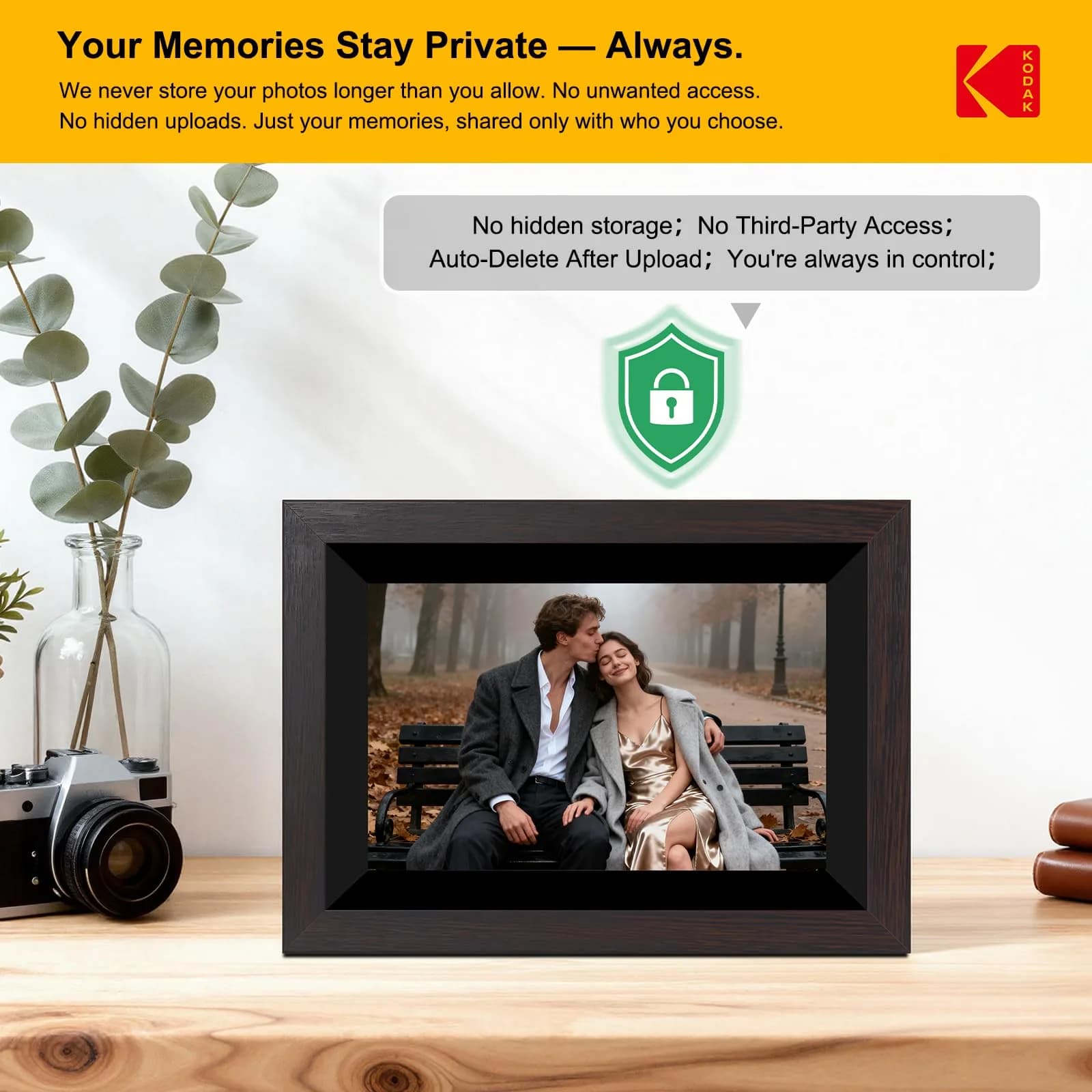 KODAK 10.1 Inch WiFi Digital Picture Frame with 32GB Storage, 1280x800 IPS Touch Screen | Share Moments Instantly - view 8