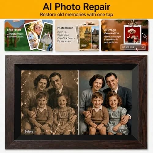 KODAK 10.1 Inch WiFi Digital Picture Frame with 32GB Storage, 1280x800 IPS Touch Screen | Share Moments Instantly thumbnail 3