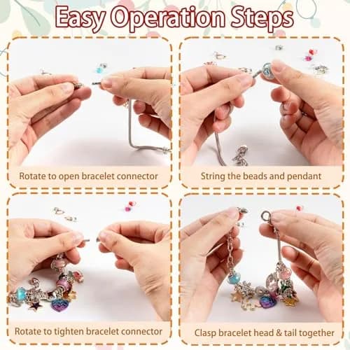 OuMuaMua Christmas Bracelets Advent Calendar 2026 | Kids & Adults Holiday Jewelry thumbnail 5