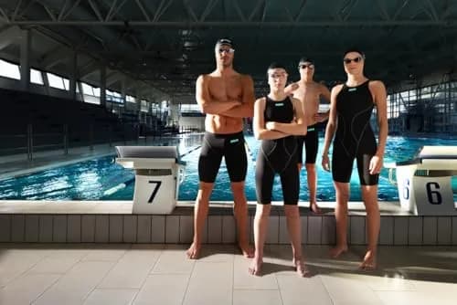 ARENA Powerskin Impulso Boys' Racing Jammer Size 22 | Pro-Level Competition Swimsuit thumbnail 2