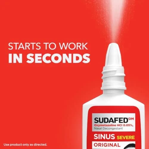 Sudafed Sinus Severe Nasal Spray 1 fl oz | Fast-Acting Sinus Relief for Adults & Kids 6+ thumbnail 5