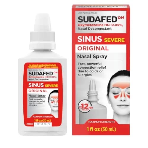 Sudafed Sinus Severe Nasal Spray 1 fl oz | Fast-Acting Sinus Relief for Adults & Kids 6+ thumbnail 2