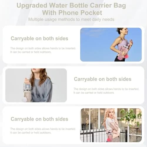 3tyto Stanley Cup Accessories Set - Bohemian Style Carrier Bag, Boot, Straw Cover & Charms for 40oz/30oz Tumblers | 6-Piece Value Pack thumbnail 3