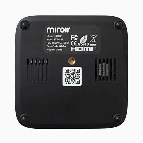 Miroir M200S Portable HD Projector 720p | Android TV Streaming, Auto Focus, 100” Display thumbnail 4