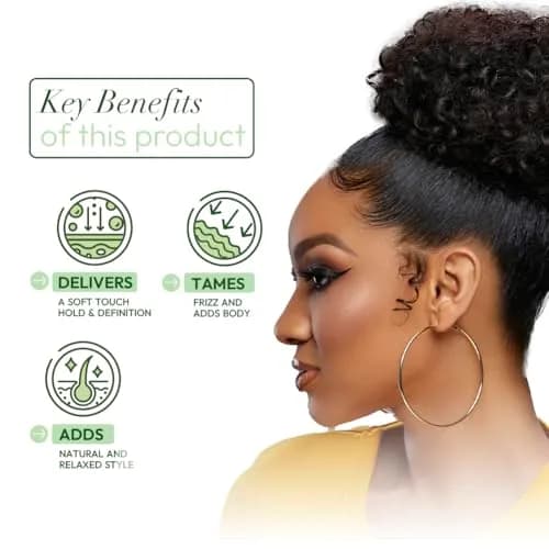 ORS Olive Oil Hold & Shine Wrap Set Mousse 7 oz | Coconut Oil Infused for Restorative Shine thumbnail 4