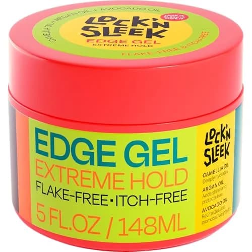 LOCK'N SLEEK Edge Control Gel Extreme Hold No Flake 5oz | Tames Frizz & Edges, All-Day Control thumbnail 1