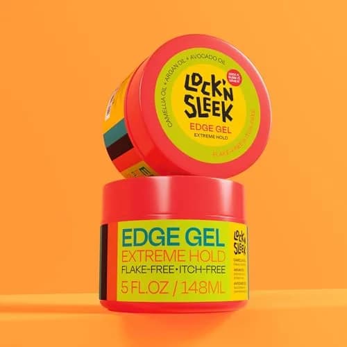 LOCK'N SLEEK Edge Control Gel Extreme Hold No Flake 5oz | Tames Frizz & Edges, All-Day Control thumbnail 7