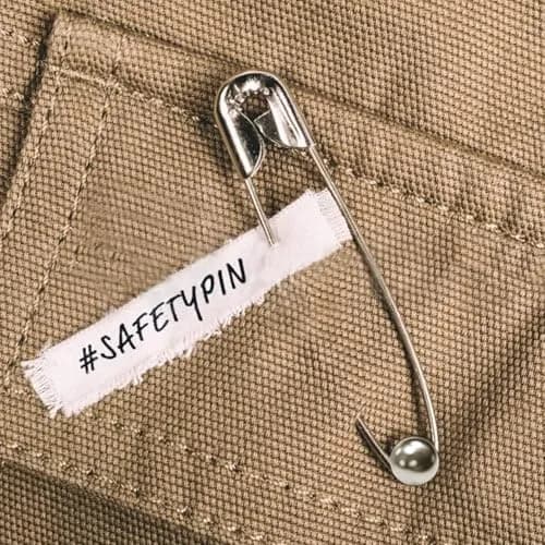 VAMA Fashions Metal Ball Safety Pin Set 4.5cm | Elegant Saree & Hijab Pins for Women thumbnail 2