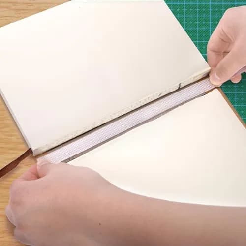 ZEAYEA Office & School Supplies Glue Strips 100 pcs | Mesh Backing for Binding & Repair thumbnail 6