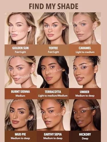 SHEGLAM Sun Beam Matte Liquid Bronzer-Toffee | Long-Lasting, Nourishing, Cruelty-Free (70-120 chars) thumbnail 5