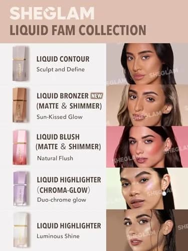SHEGLAM Sun Beam Matte Liquid Bronzer-Toffee | Long-Lasting, Nourishing, Cruelty-Free (70-120 chars) thumbnail 8