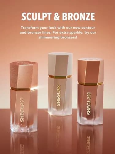 SHEGLAM Sun Beam Shimmer Liquid Bronzer-Terracotta | Long-Lasting Sun-Kissed Glow for All Skin Types thumbnail 6