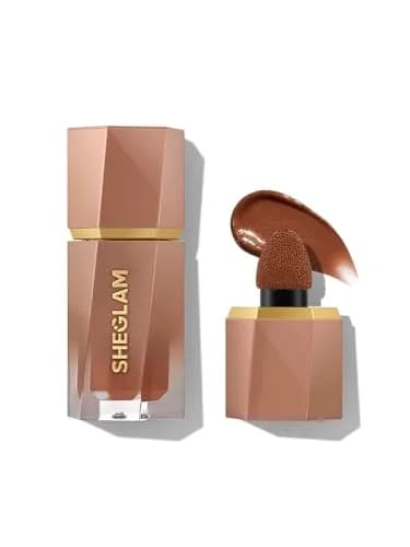 SHEGLAM Sun Beam Shimmer Liquid Bronzer-Earthy Sepia | Natural Matte Finish, Long-Lasting, Cruelty-Free (70-120 chars) thumbnail 1