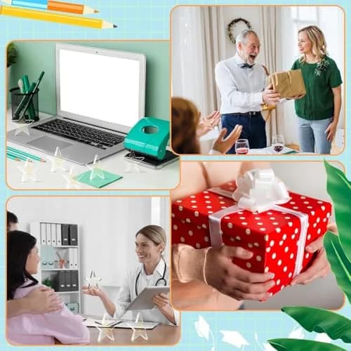 Huquary Employee Appreciation Awards Acrylic 24 Pcs | Motivational Coworker Gifts (Pentagram, 2.36 inches) thumbnail 5
