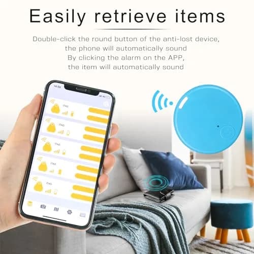Konohan Smart Item Finder 5-Pack Macaron Color | Bluetooth Tracker for Keys, Wallets, Luggage thumbnail 3