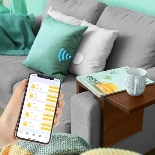 Konohan 5 Packs White Bluetooth Item Finder Tag | 3.8cm Diameter thumbnail 6