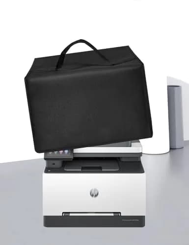 KronosRising Printer Dust Cover for HP Pro MFP 4301fdw/3301fdw Wireless Laser Printer 48cm (18.9"D) x 49cm (19.3"W) x 35cm (13.8"H) | Heavy Duty 600D Nylon Antistatic Waterproof Protective Case thumbnail 8