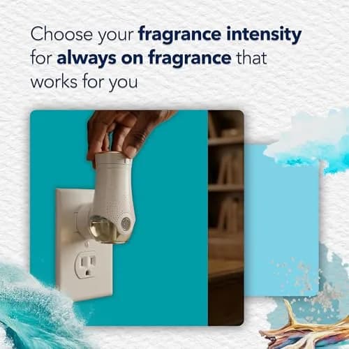 Glade PlugIns Refills Air Freshener Sky & Sea Salt 6.7 Fl Oz (199 ml) | Scented Oil with Essential Oils thumbnail 6
