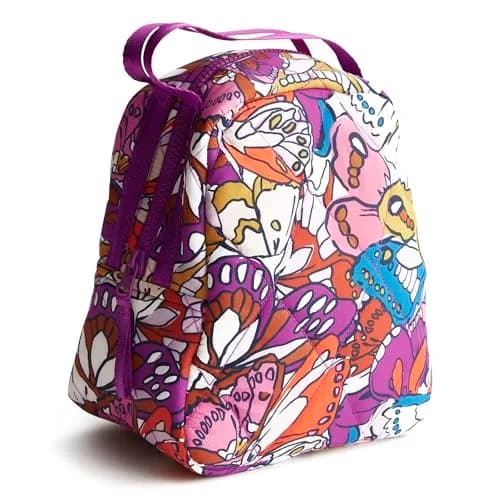 Vera Bradley Featherweight Lunch Bag Flutter | Insulated, Lightweight & Reusable for Work & School thumbnail 1